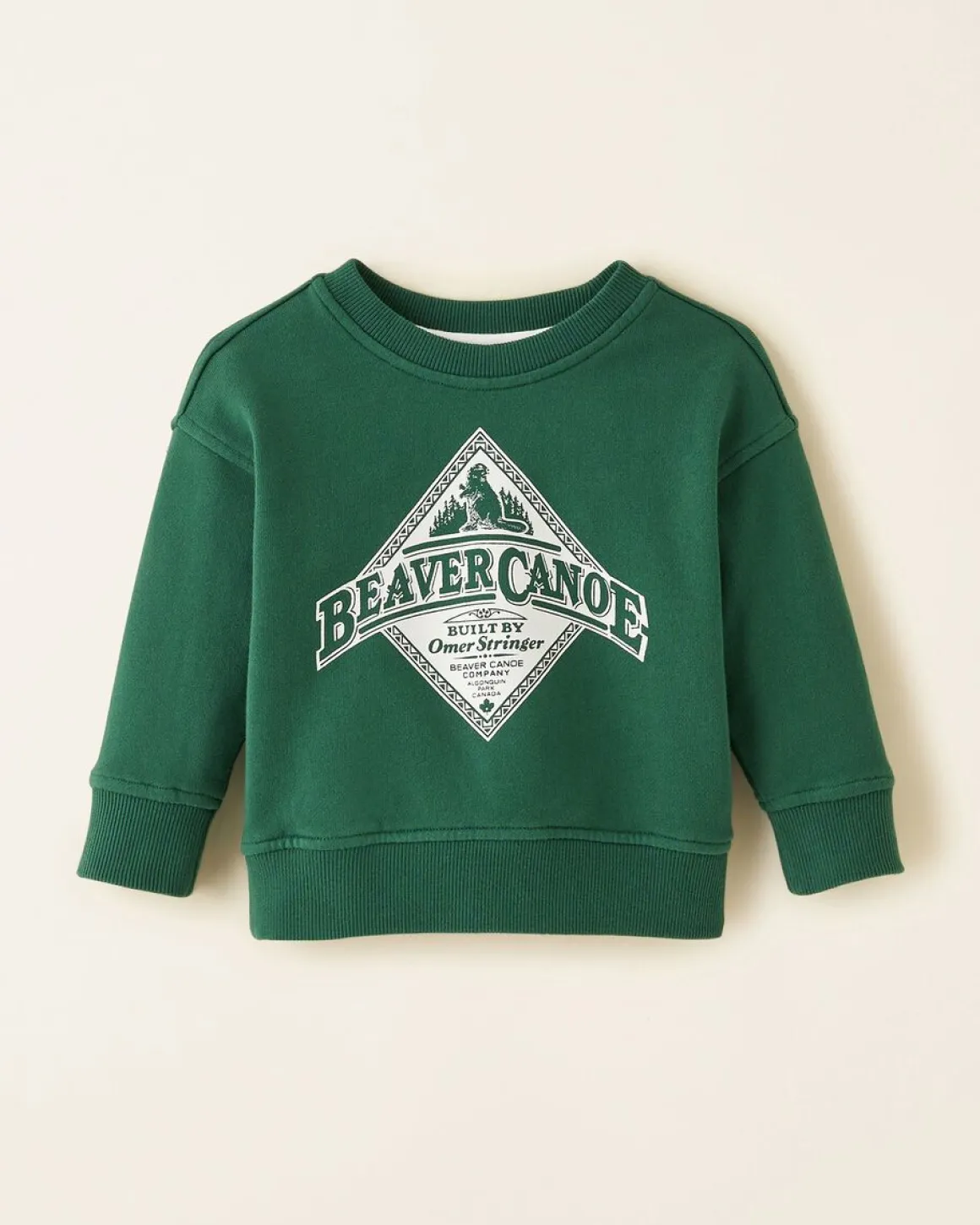 Baby Beaver Canoe Relaxed Crew Sweatshirt