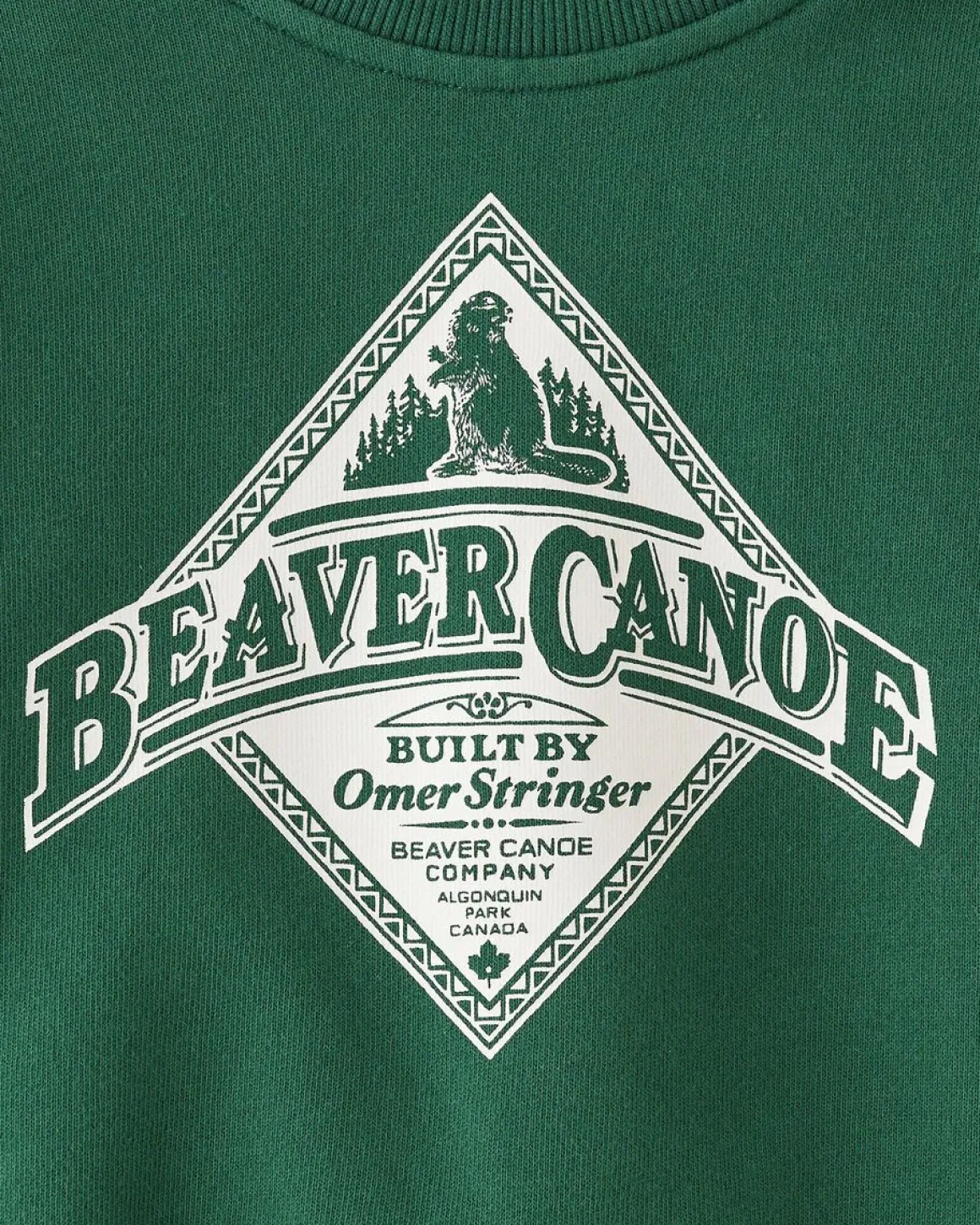 Baby Beaver Canoe Relaxed Crew Sweatshirt