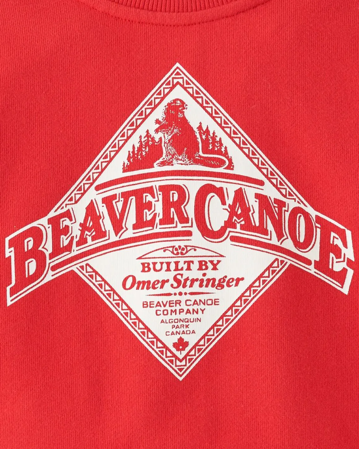 Baby Beaver Canoe Relaxed Crew Sweatshirt
