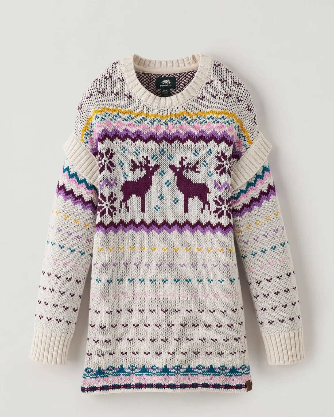 Girls Fair Isle Sweater Dress