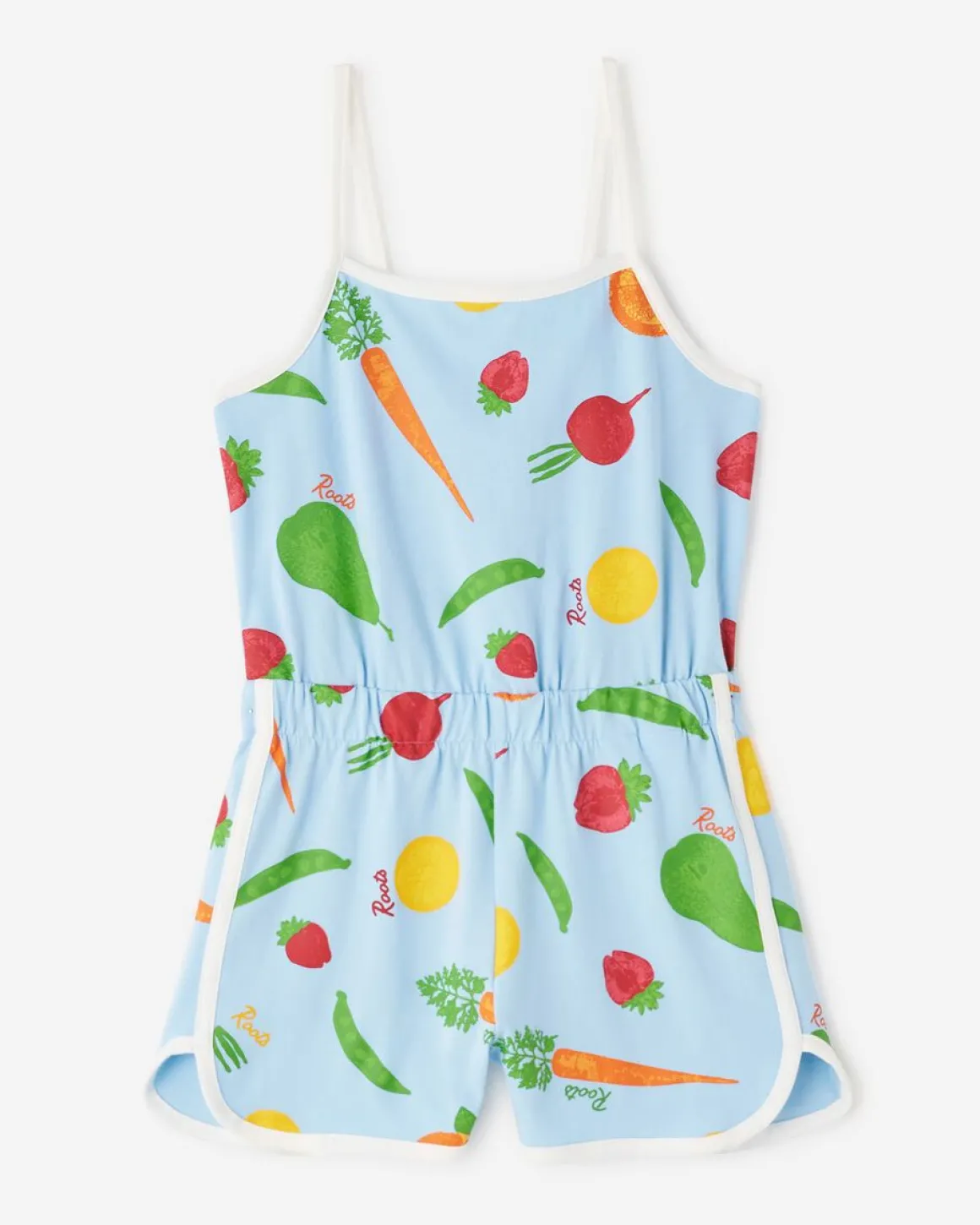 Girls Garden Print Romper