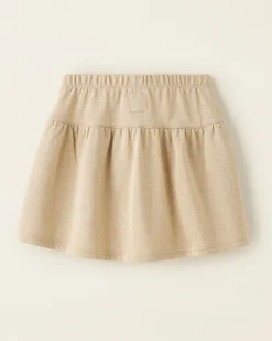 Girls Gold Sparkle Skirt