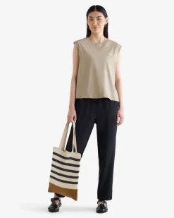 Isla Cotton Gauze Pull On Pant