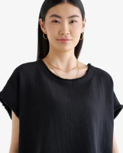 Isla Cotton Gauze Top