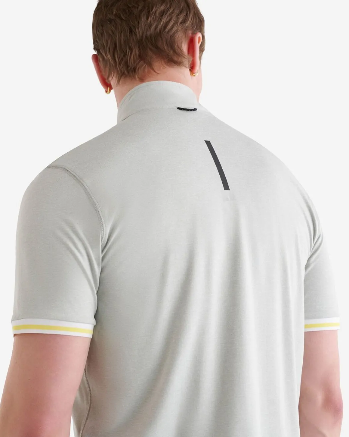Renew Short Sleeve Half Zip Stein