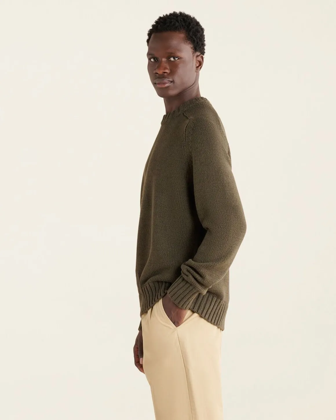 Robson Relaxed Saddle Crew Sweater
