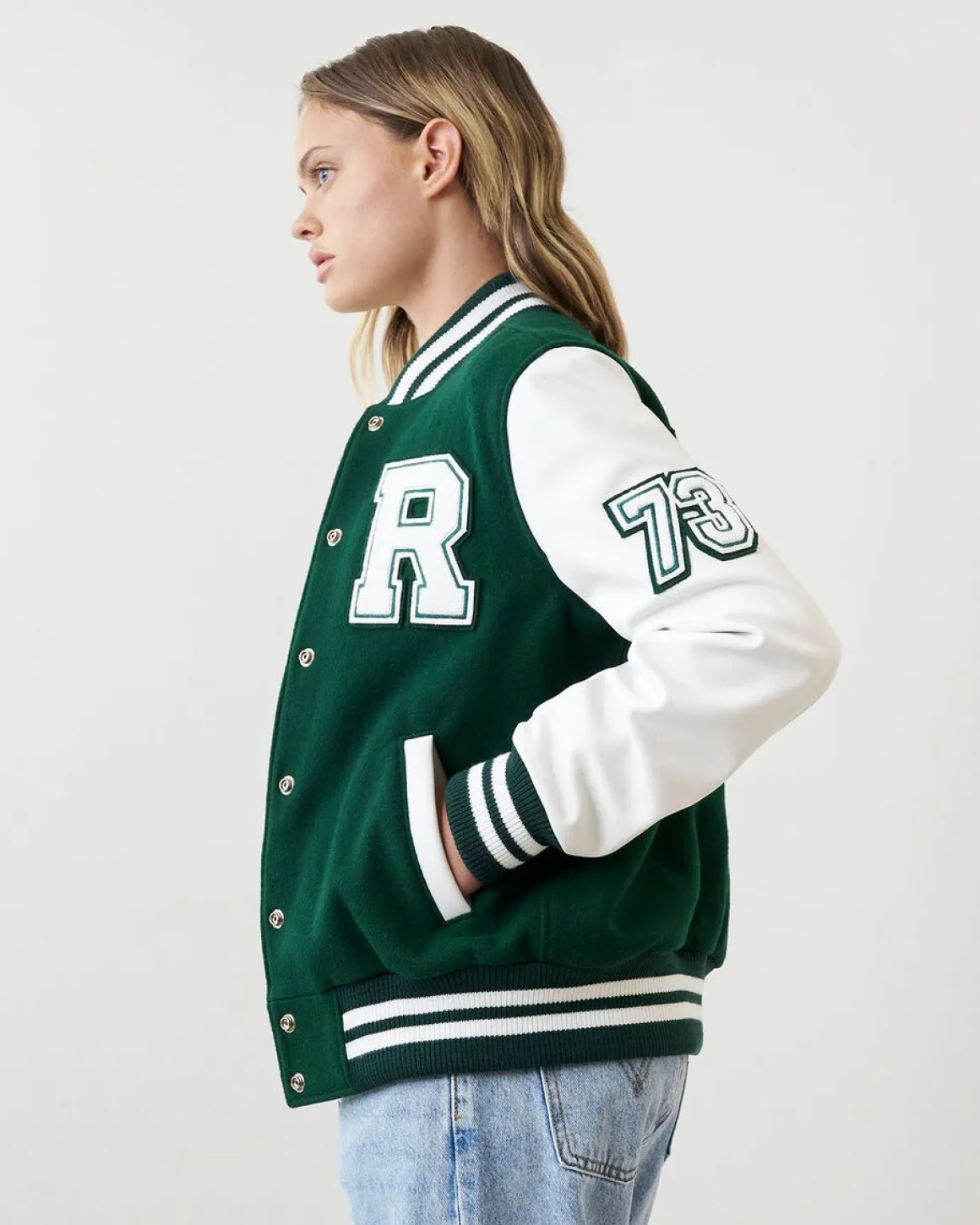 Womens Vintage Varsity Jacket